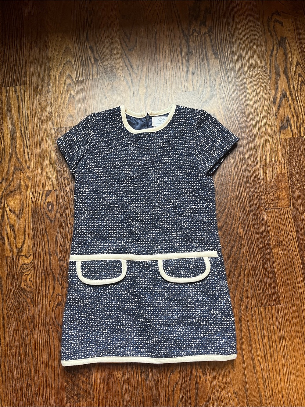 CZ by Carolina Zapf kid tweed dress